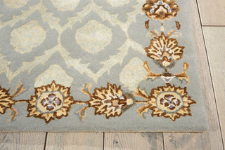 Nourison Serenade SRD03 Silver Area Rug by Michael Amini Detail Image