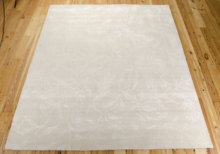 Nourison Silk Shadows SHA01 Ivory Area Rug 8' X 10' Floor Shot Feature