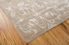 Nourison Silk Shadows SHA03 Light Gold Area Rug Corner Image