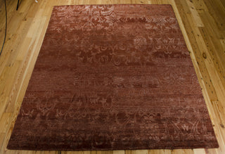 Nourison Silk Shadows SHA03 Rust Area Rug 8' X 10' Floor Shot Feature