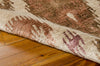 Nourison Silk Shadows SHA08 Sand Area Rug 6' X 9' Texture Shot