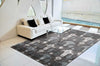 Nourison Silk Shadows SHA09 Grey Area Rug Room Image Feature