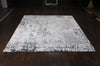 Nourison Silk Shadows SHA16 Silver Grey Area Rug 8' X 10' Feature