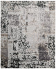 Nourison Silk Shadows SHA16 Silver Grey Area Rug main image