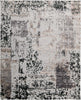 Nourison Silk Shadows SHA16 Silver Grey Area Rug Main Image