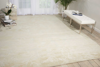 Nourison Silk Shadows SHA01 Ivory Area Rug Room Image Feature