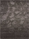 Nourison Silk Shadows SHA04 Coal Area Rug 5'6'' X 7'5''