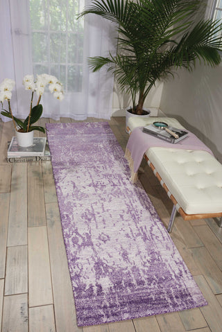 Nourison Silk Shadows SHA10 Amethyst Area Rug Room Image