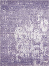 Nourison Silk Shadows SHA10 Amethyst Area Rug 5'6'' X 7'5''