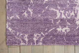 Nourison Silk Shadows SHA10 Amethyst Area Rug Corner Image