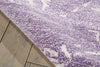 Nourison Silk Shadows SHA10 Amethyst Area Rug Detail Image