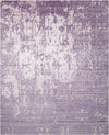 Nourison Silk Shadows SHA10 Amethyst Area Rug 7'9'' X 9'9''