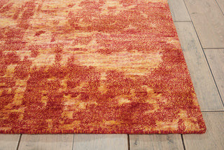 Nourison Silk Shadows SHA10 Flame Area Rug Main Image