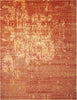 Nourison Silk Shadows SHA10 Flame Area Rug Main Image