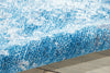 Nourison Silk Shadows SHA10 Ocean Area Rug Detail Image