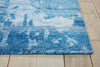 Nourison Silk Shadows SHA10 Ocean Area Rug Detail Image