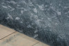 Nourison Silk Shadows SHA15 Blue Stone Area Rug Detail Image
