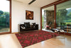 Nourison Siam SIA01 Brown/Red Area Rug Room Image Feature