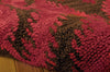Nourison Siam SIA01 Brown/Red Area Rug Detail Image