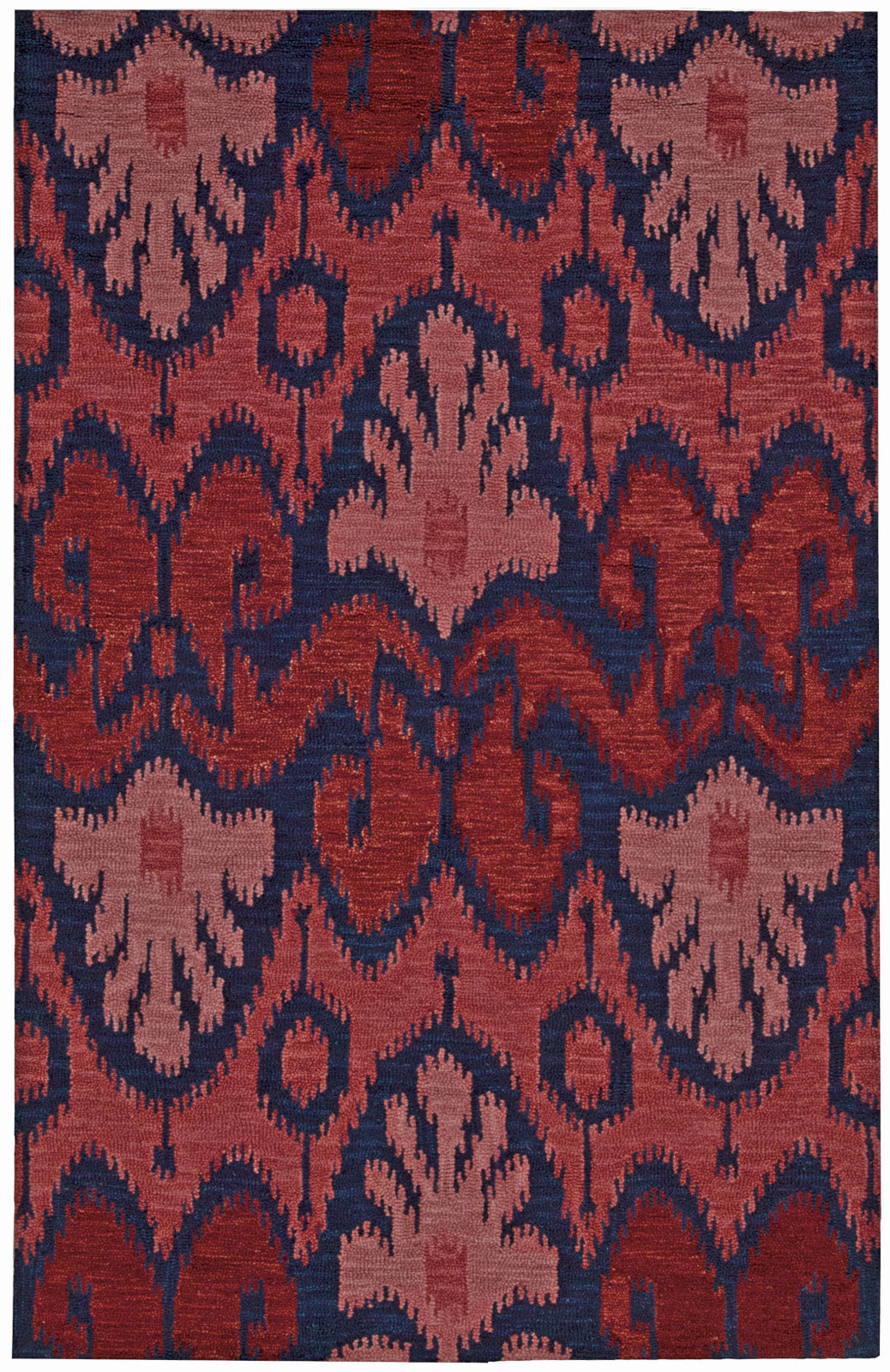 Nourison Siam SIA04 Navy Red Area Rug main image