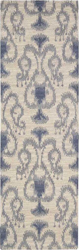 Nourison Siam SIA05 Silver Area Rug Runner Image