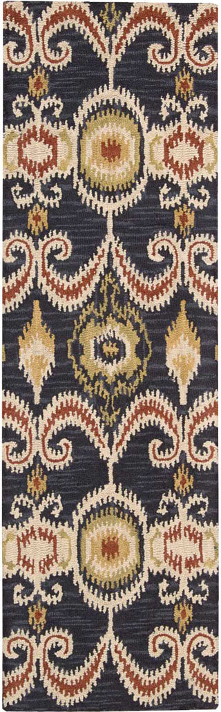 Nourison Siam SIA07 Indigo Area Rug Runner Image