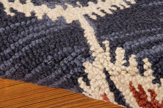 Nourison Siam SIA07 Indigo Area Rug Detail Image