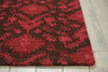 Nourison Siam SIA01 Brown/Red Area Rug Detail Image