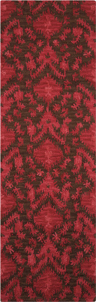 Nourison Siam SIA01 Brown/Red Area Rug