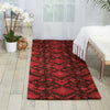 Nourison Siam SIA01 Brown/Red Area Rug Room Image Feature