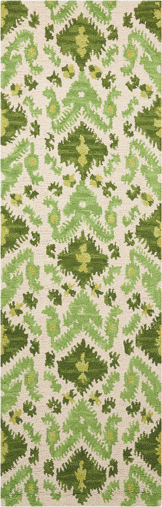 Nourison Siam SIA01 Ivory Green Area Rug