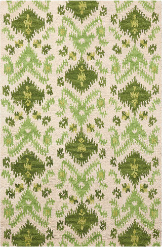 Nourison Siam SIA01 Ivory Green Area Rug