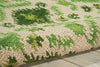 Nourison Siam SIA01 Ivory Green Area Rug Detail Image