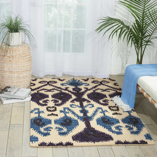 Nourison Siam SIA02 Beige Area Rug Room Image Feature