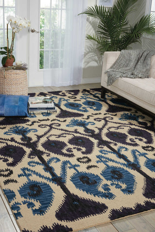 Nourison Siam SIA02 Beige Area Rug Room Image