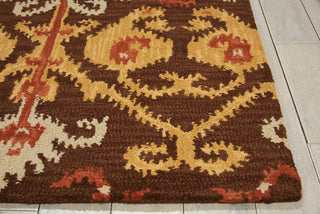 Nourison Siam SIA02 Chocolate Area Rug Detail Image