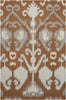 Nourison Siam SIA02 Mocha Area Rug 3'6'' X 5'6''