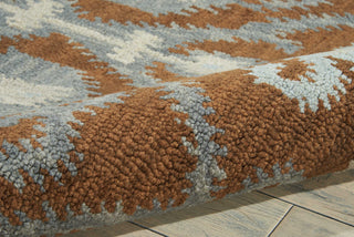 Nourison Siam SIA02 Mocha Area Rug Detail Image