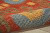 Nourison Siam SIA03 Rust Area Rug Detail Image