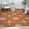 Nourison Siam SIA03 Rust Area Rug Room Image
