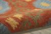 Nourison Siam SIA03 Rust Area Rug Detail Image