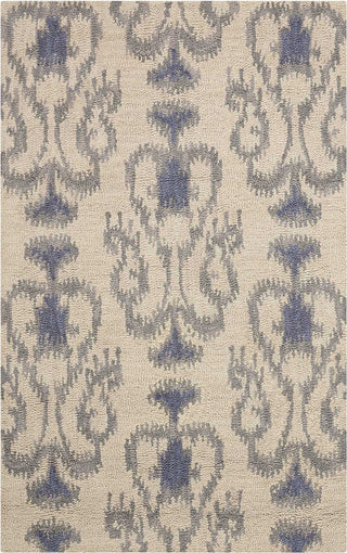 Nourison Siam SIA05 Silver Area Rug 3'6'' X 5'6''