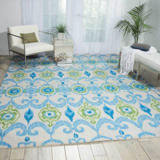 Nourison Siam SIA07 Ivory Area Rug Room Image Feature