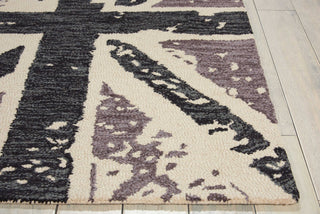 Nourison Siam SIA09 Charcoal Area Rug Detail Image