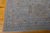 Nourison Silk Infusion SIF01 Blue Area Rug 8' X 10' Corner Shot