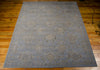 Nourison Silk Infusion SIF01 Blue Area Rug 8' X 10' Floor Shot Feature