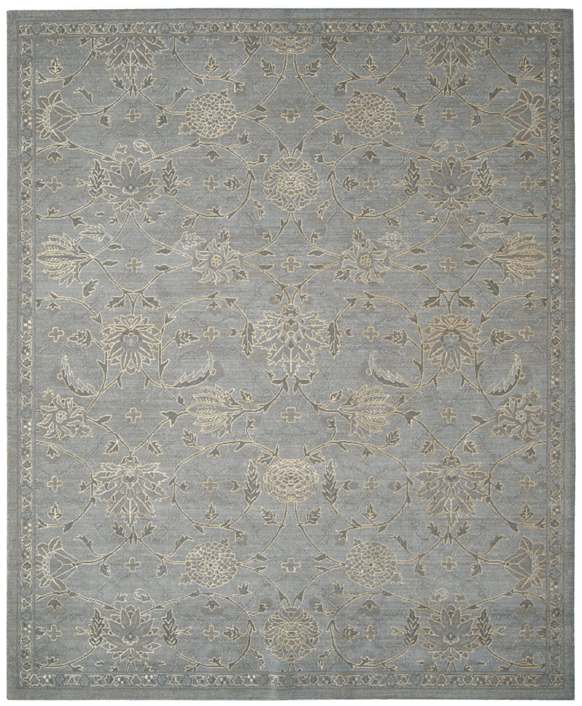 Nourison Silk Infusion SIF01 Blue Area Rug main image