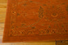 Nourison Silk Infusion SIF01 Copper Area Rug 8' X 10' Corner Shot