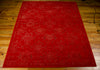 Nourison Silk Infusion SIF01 Red Area Rug 8' X 10' Floor Shot Feature