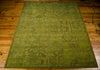 Nourison Silk Infusion SIF02 Green Area Rug 8' X 10' Floor Shot Feature